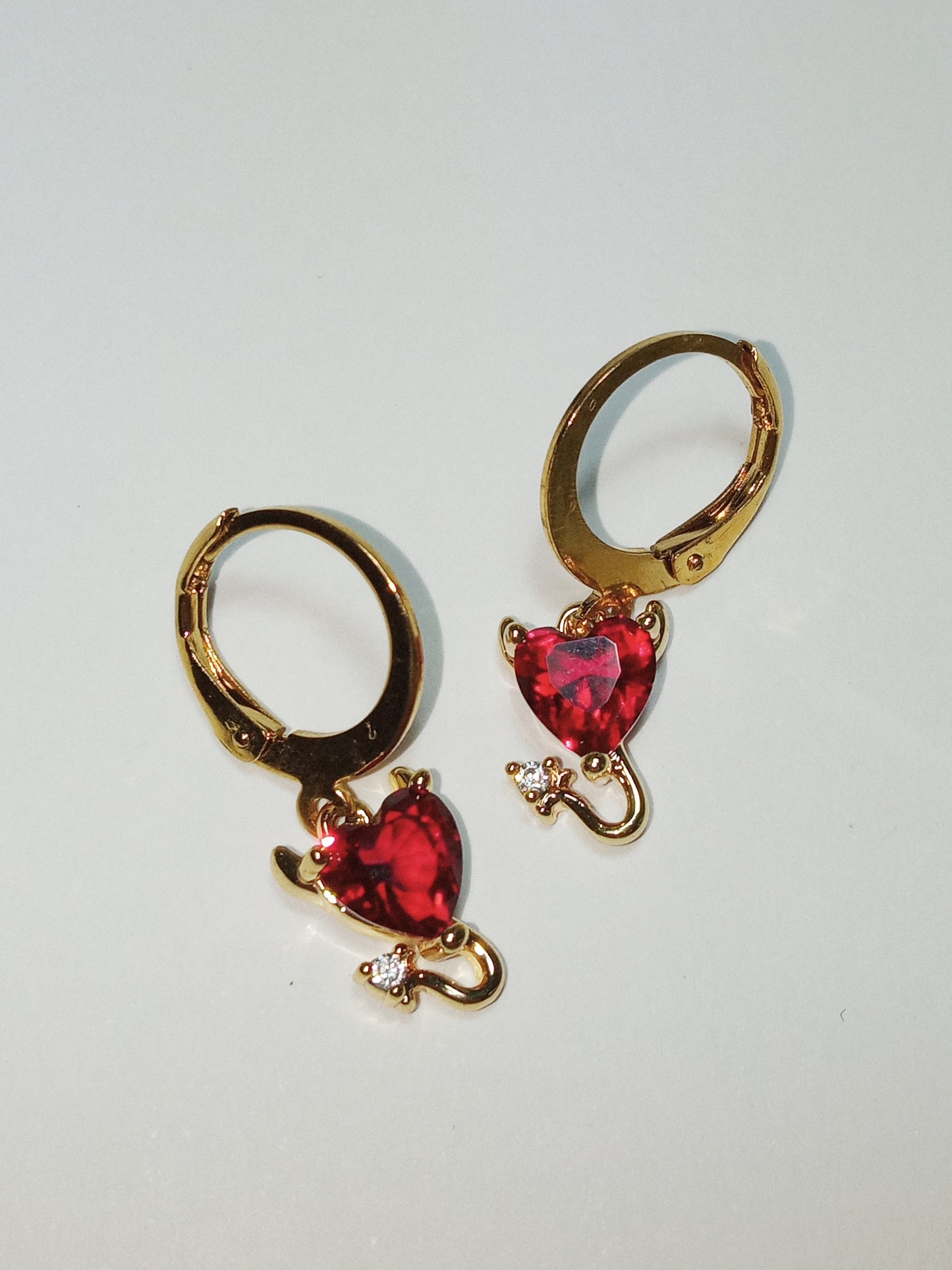 Devil Heart Earrings