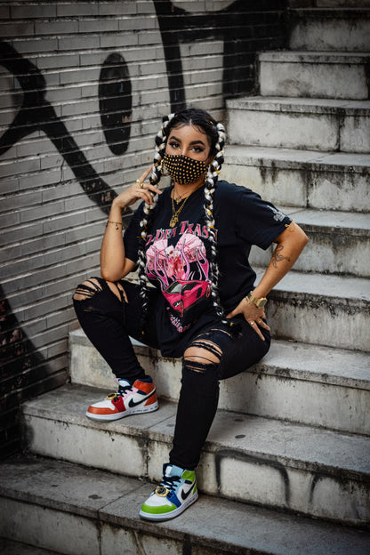 Camiseta estampada Pink Lambo