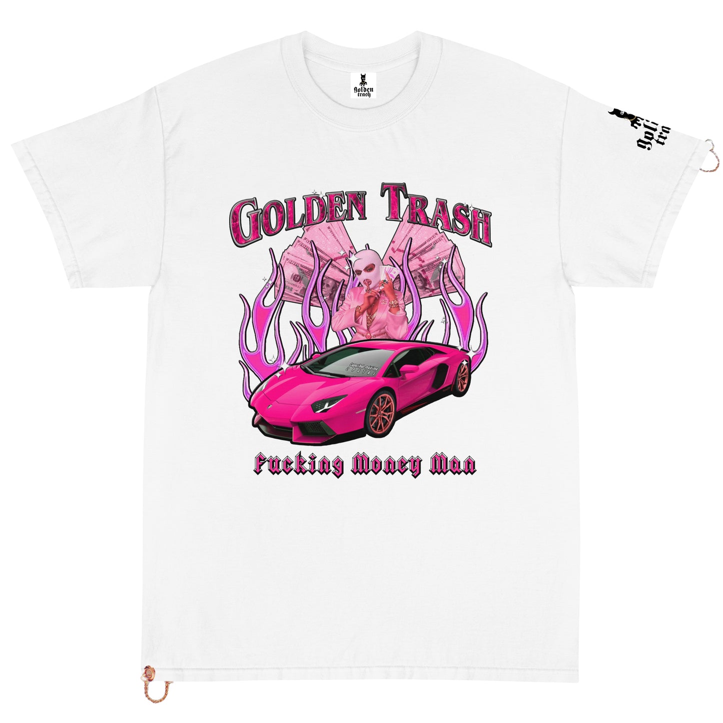 Camiseta estampada Pink Lambo
